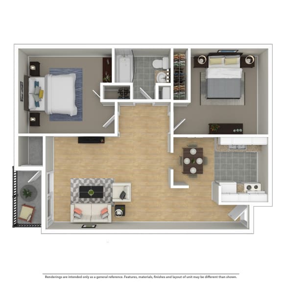 Floor Plans of Crestview Heights Apartments in Portland, OR